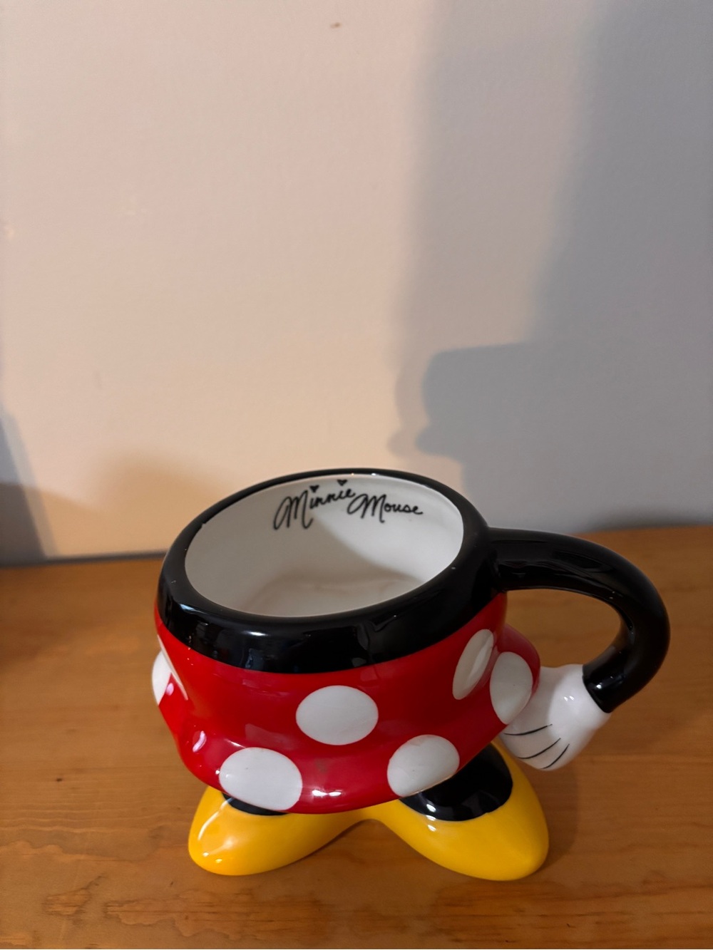 Disney Minnie Mouse Polka Dot Mug - Red, White, Black, Yellow